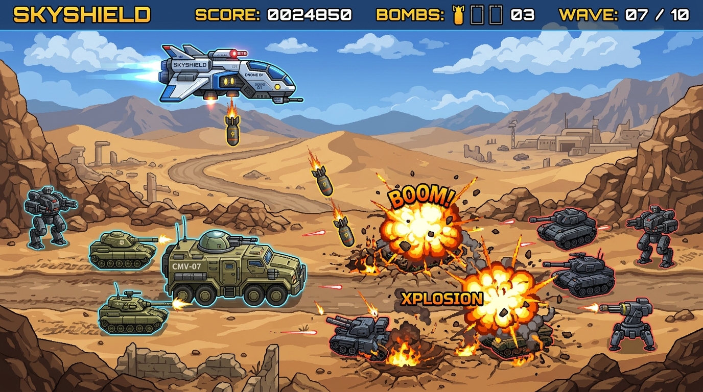 SkyShield Gameplay Action Preview